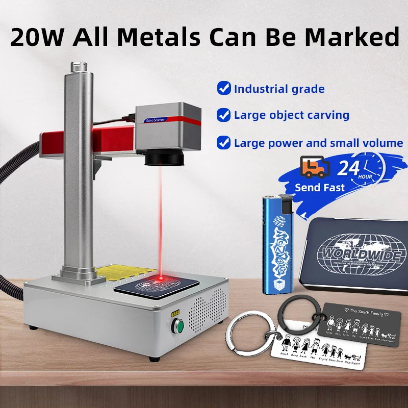 

DAJA Automatic Laser Engraving S3 Marking Machine High-Precision Metal Stainless Nameplate Portable Fiber Engraver Cutter