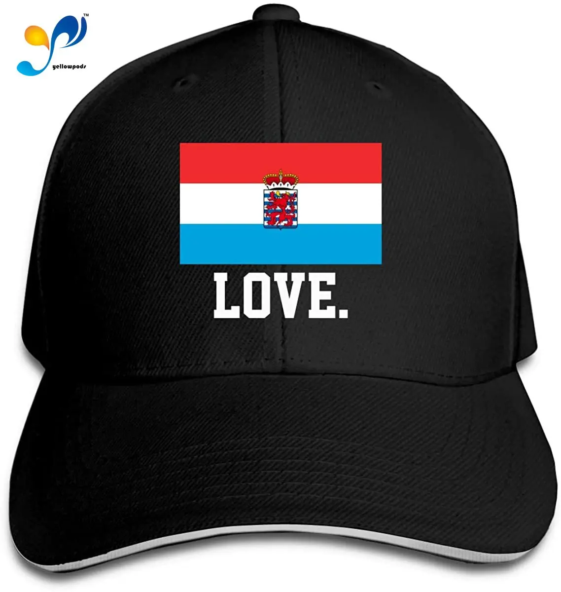 

Flag Of The Province Of Luxembourg Men Cotton Classic Baseball Cap Adjustable Size