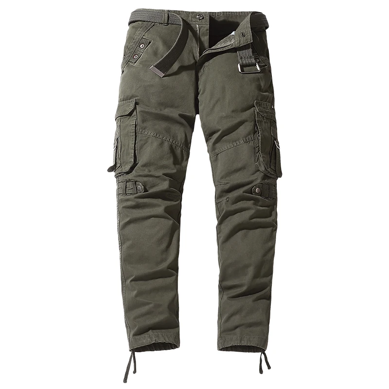

Mens City Tactical Pants Multi Pockets Elasticity Cargo Pants Military Combat Cotton Pants Men Army Slim Fat Casual Trousers Men