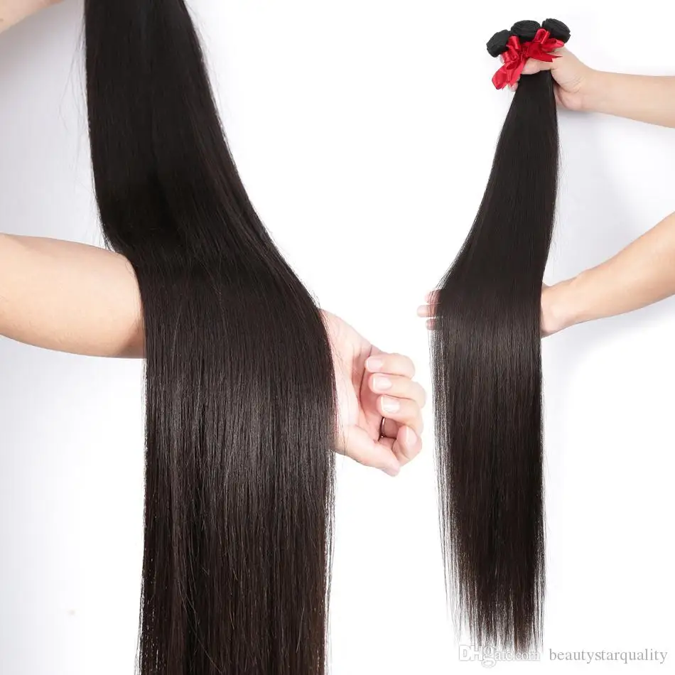 4x4 5x5 Lace Closure And 30 40 Inch Human Hair Bundles With 13x4 Lace Frontal Straight Brazilian Remy Weave Bundles With Closure