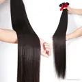 4x4 5x5 6x6 6*6 Lace Closures And Human Hair Bundles With 13x4 Lace Frontal Brazilian Hair Weave Straight 3 Bundles With Closure