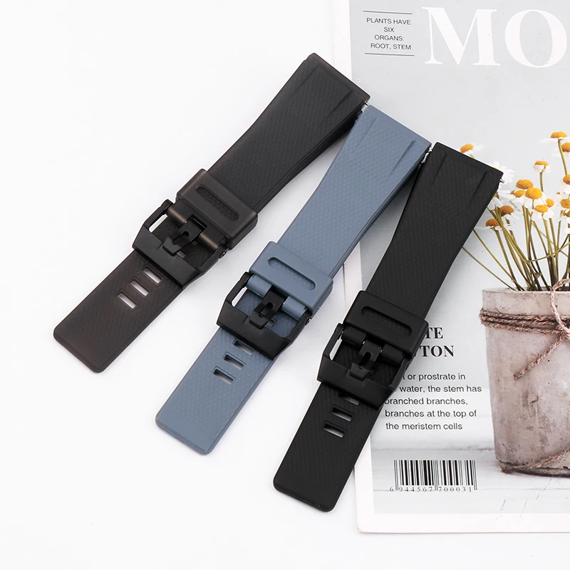 Watch Accessories 24mm Resin watch band for Casio G-Shock GA2000 PRG-600 PRW-6600 PRG-650 Outdoor Sports Waterproof Watch strap