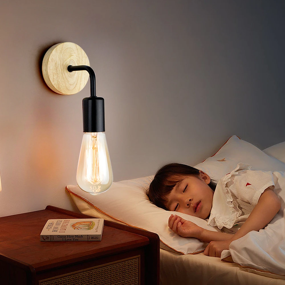 

Retro Japanese Bamboo Woven Bedside Wall Lamp, Dining Room Rattan Lamp, Bedroom, Farmhouse, Rural Indoor Background Wall