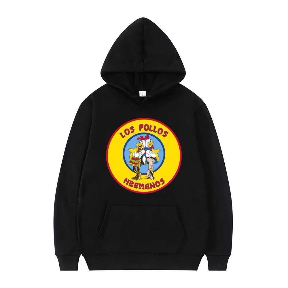 

Breaking Bad Hoodie Los Pollos Hermanos Chicken Brothers Print Anime Men's Fashion Streetwear Hip Hop Tracksuit Fleece Pullover