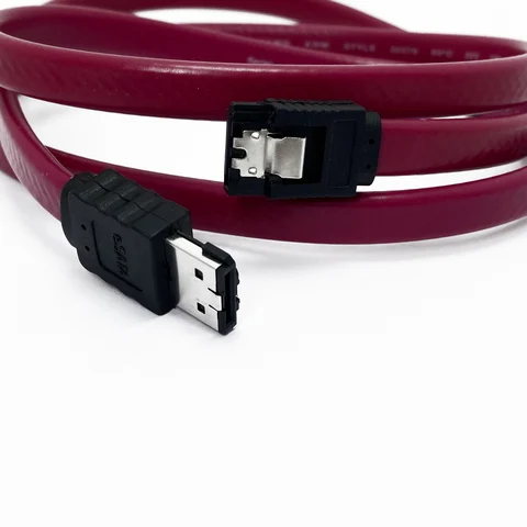 1 м 3 фута eSATA на SATA Серийный адаптер для внешнего кабеля ATA 7-контактный переходник с внешним разъемом экранированный адаптер