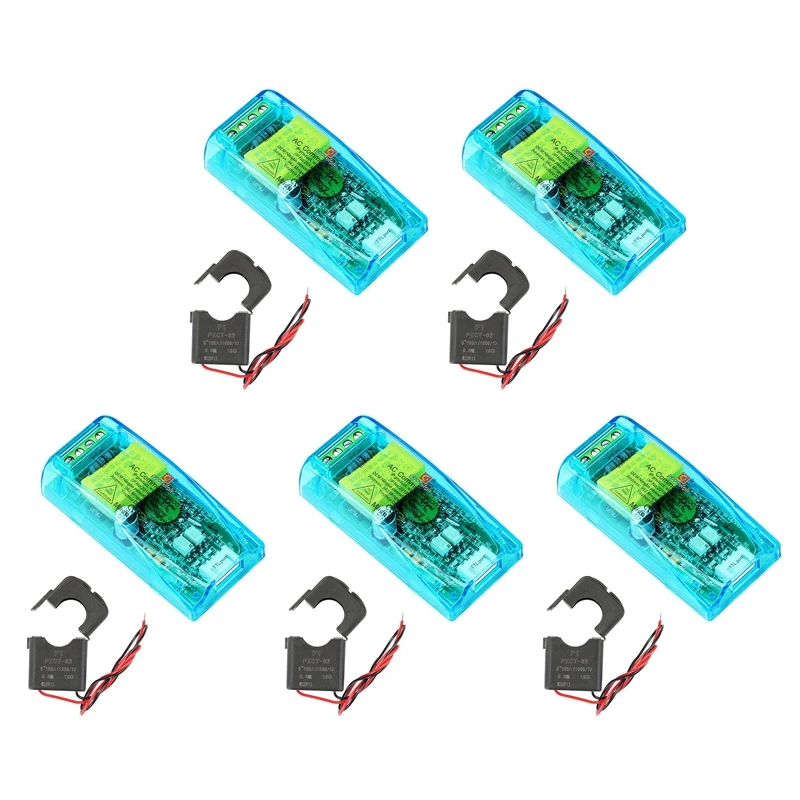 

5X Peacefair PZEM-004T 3.0 Version TTL Modbus-RTU Power Meter Kwh Meter AC Single Phase 100A