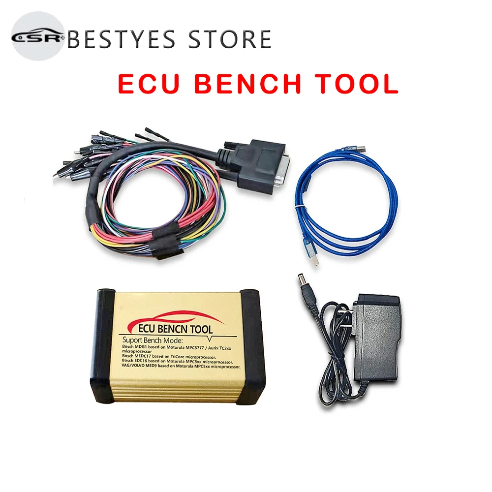

ECU BENCH TOOL Full Version Supports MD1 MG1 EDC16 MED9 and Bench Operation No Need Open ECU Free Update Online