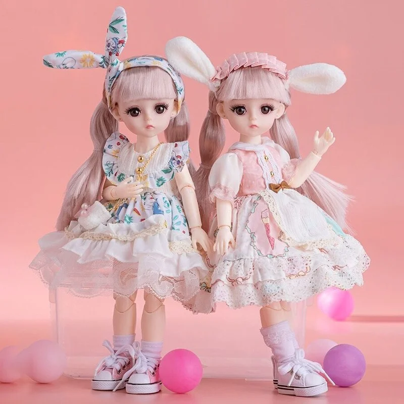30 см Модная Кукла с 13 подвижными суставами красивый макияж DIY 1/6 BJD кукла школьное