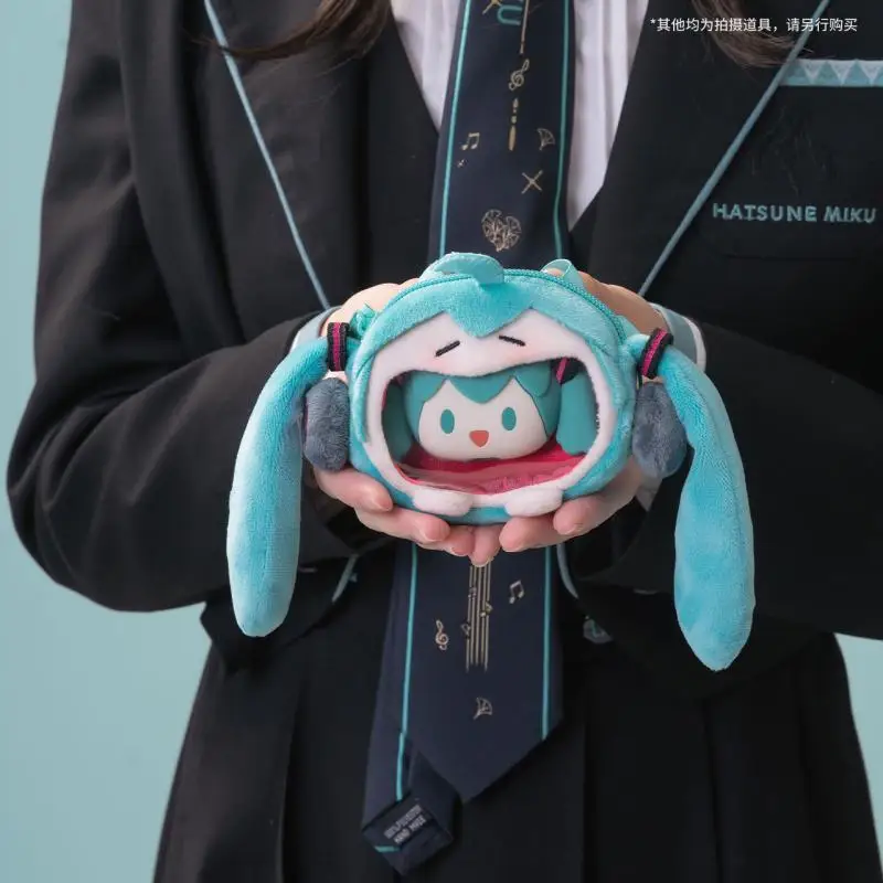 

Лидер продаж, милая миниатюрная сумка Hatsune Miku 3D Stereo Uwa для наушников, милая детская сумка-мессенджер, плюшевый подарок