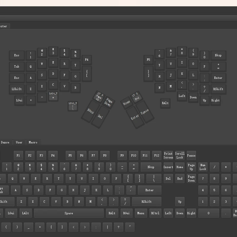 Фото Новая беспроводная механическая клавиатура Redox Ergodox с раздельным дизайном, корпус из PLA, горячая замена переключателей, поддержка VIAL, 2.4G, эргономичная клавиатура Ergo №4