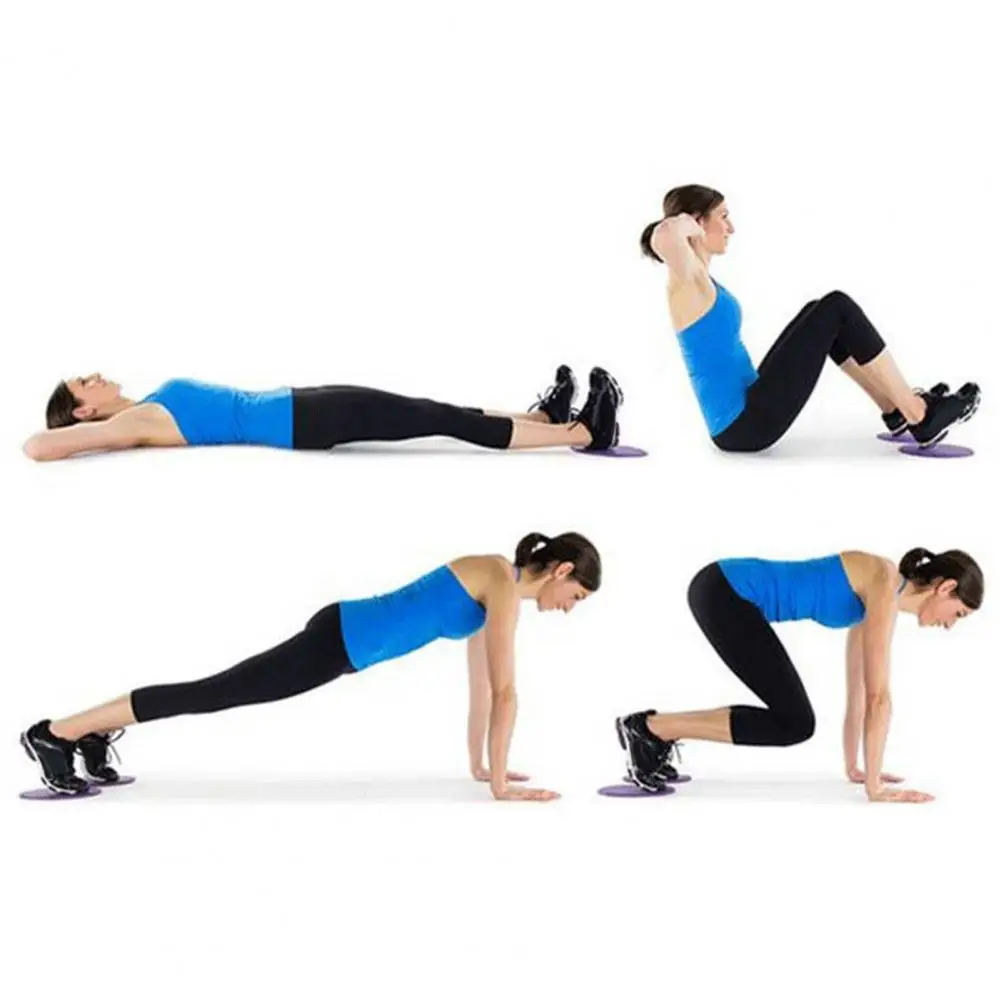 

2 Pcs Fitness Disc Available Double-sided Muscle Building Yoga Gym Training Gliding Disc Fitness Gliding Disc for Gym