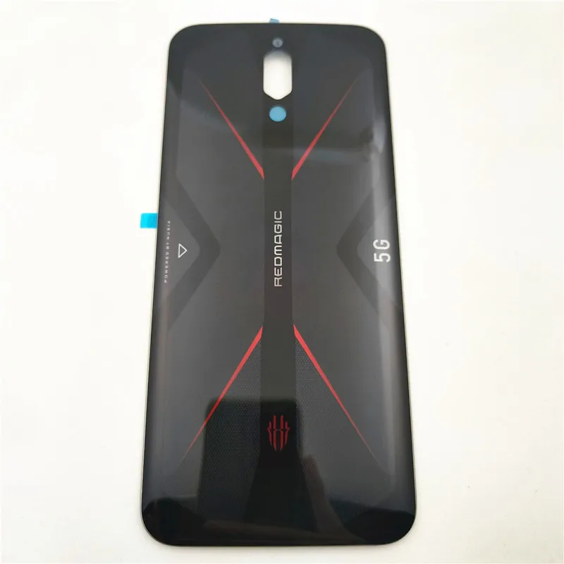 

Оригинальная задняя крышка батарейного отсека для ZTE Nubia Red Magic 5G NX659J, задняя крышка корпуса, стеклянная панель, запасные части