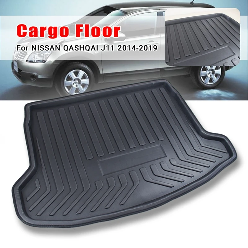 Car Rear Trunk Tray Cover Boot Liner Cargo Mat Fit For Nissan Dualis Qashqai J10 2007 2008 2009 2010 2011 2012 2013-2018