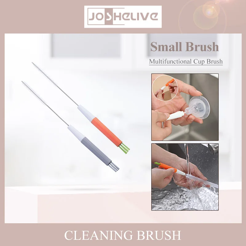 

Washing Milk Bottle Straw Cleaning Brush Household Cleaning Brush Nylon Wire Kitchen Cleaning Brushes Tube Bottle Straw Washing