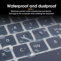 universal laptop keyboard cover protecter notebook keyboard film 10 to 16 inch waterproof dustproof silicone cover for macbook