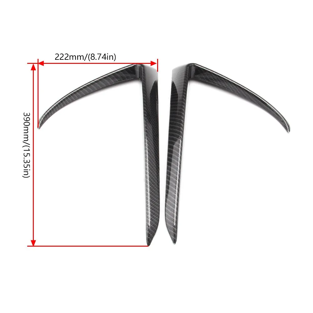 2 шт. Автомобильная передняя противотуманная фара нож для бровей передний бампер