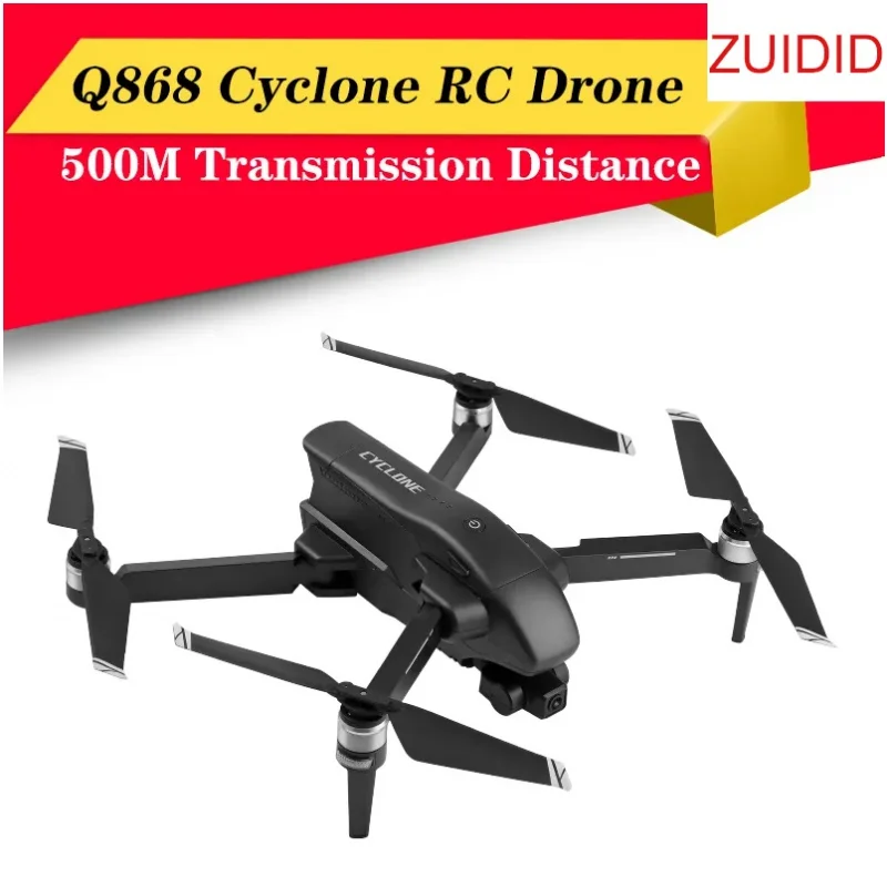 

Q868 High Quality XK Cyclone GPS 5G WIFI FPV with 2-Axis Gimbal 4K Camera 30min Flight Time RC Quadcopter Drone RTF - In Box