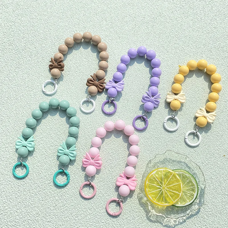 

New Cartoon Cute Mobile Phone Chain DIY Jewelry Mobile Phone Anti-Fall Chain Lobster Clasp Hanging Chain Accessories