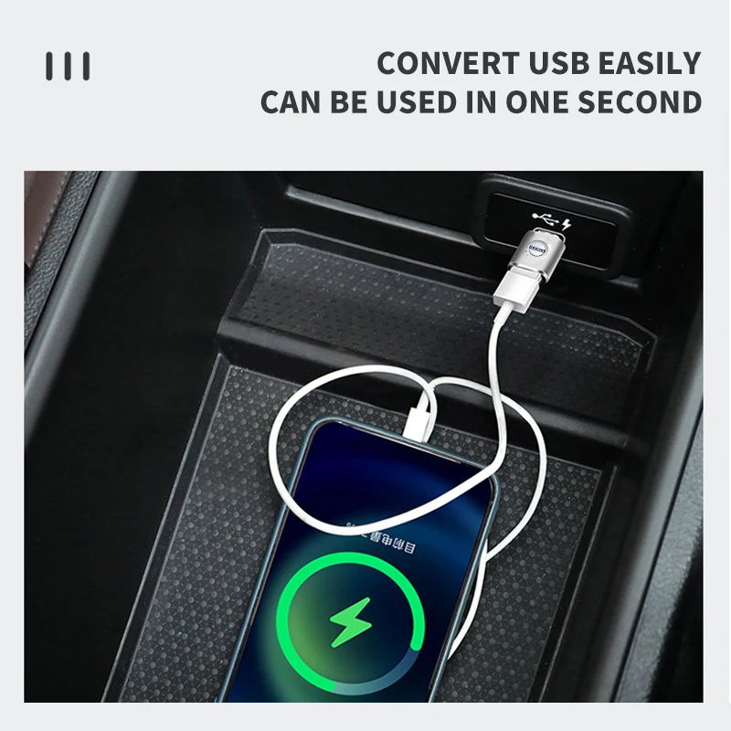 Фото Эмблемы 2026 Новый для Volvo Car Type-C Turn USB3.0 Адаптер Автоконвертер Внутренние детали для Volvo XC90 V90 V60 XC60 V40 S80 S60 №5