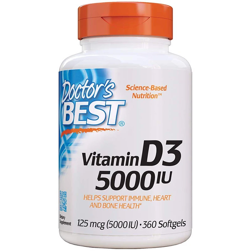 

Vitamin D 3 5000 IU 360 Pcs