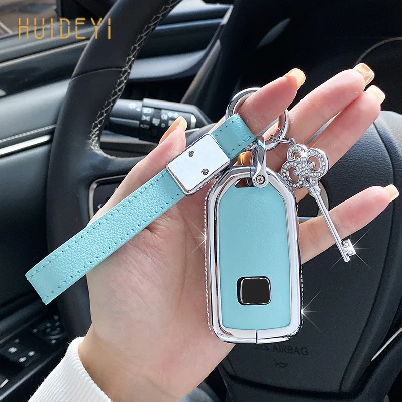 Автомобильный чехол для ключа с дистанционным управлением Honda Fit Lucky Vezel City Civic Jazz