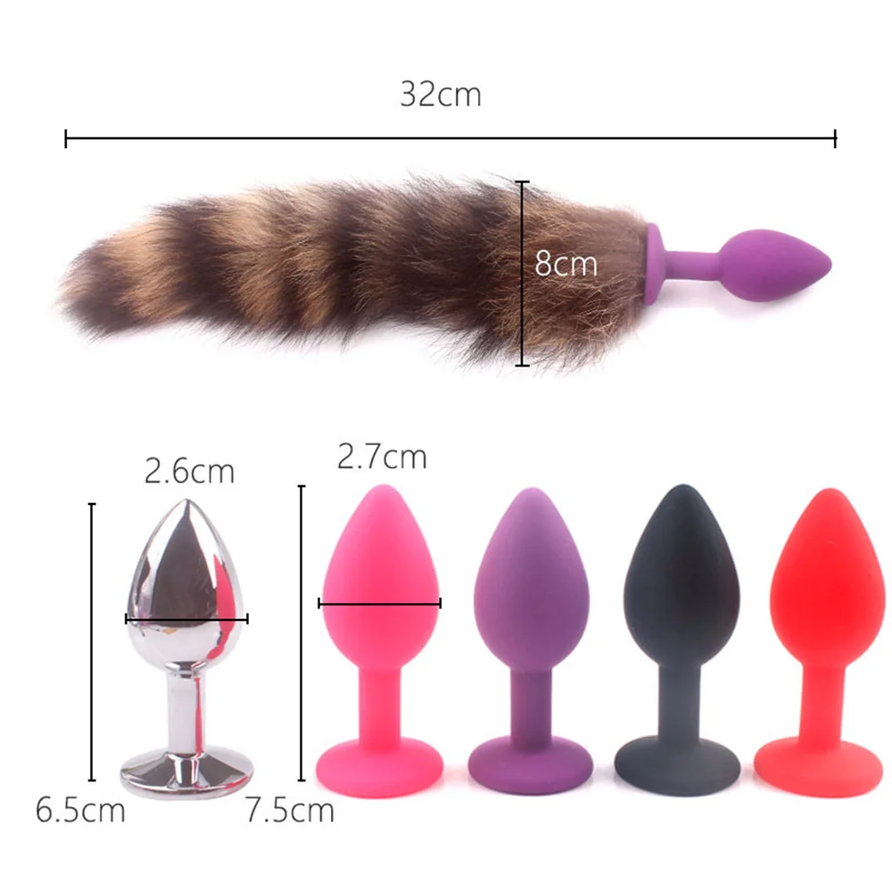 Wild Fox Tail Металл Коричневый Пушистый Собачий Анальная Пробка Сексуальные Игрушки Анальная Пробка БДСМ Флирт Анус Пробка Для Женщин WILD Cat Tail Игрушка Для Взрослых Стиму (art.: 3920ca72f1a00) - 3920ca72f1a00