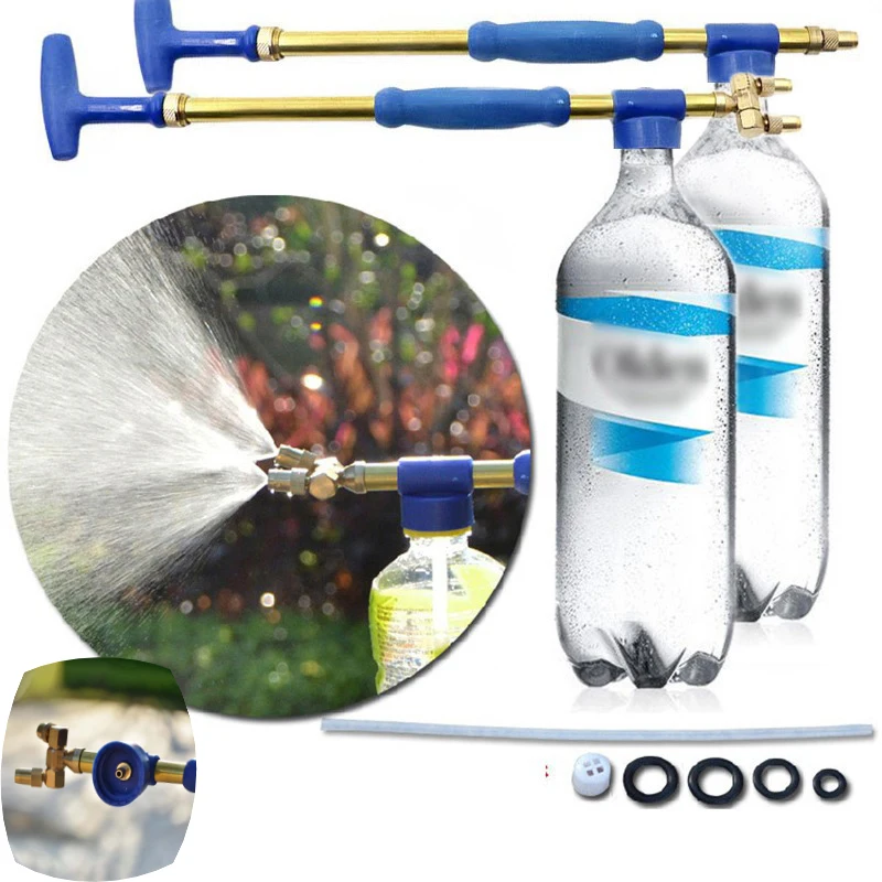 

New Manual High Pressure Air Pump Sprayer Adjustable Drink Bottle Spray Head Nozzle Garden Watering Tool Agriculture Tools