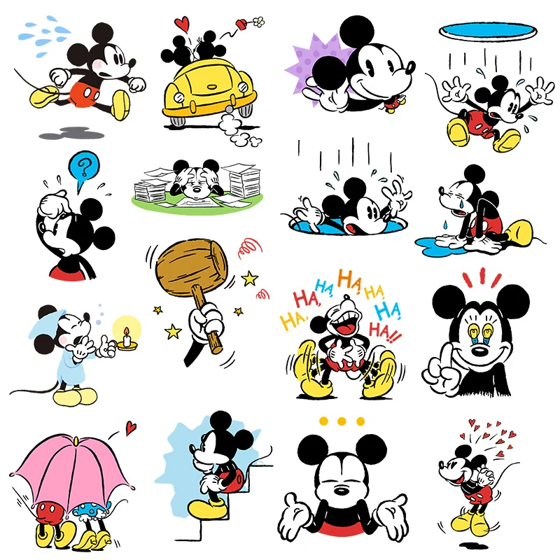 

Cute Minnie Mickey Mouse Patches for Clothes T Shirts Disney Anime Iron-on Transfers for Clothing Heat Transfer Sticker Applique