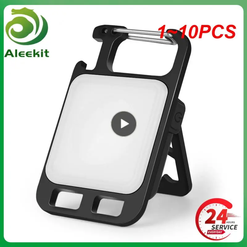 

Брелок для ключей, многофункциональный фонарь с магнитным креплением, маленький яркий мигающий фонарик, красный и синий цвета, 1 ~ 10 шт.