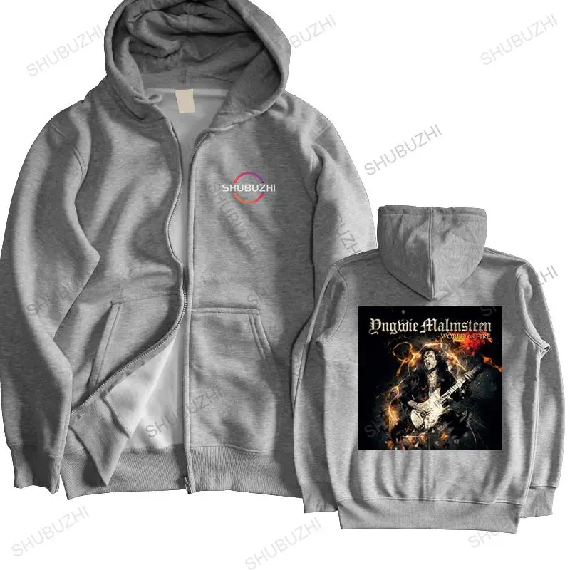 

Мужская толстовка с капюшоном Yngwie Malmsjacketn world on fire