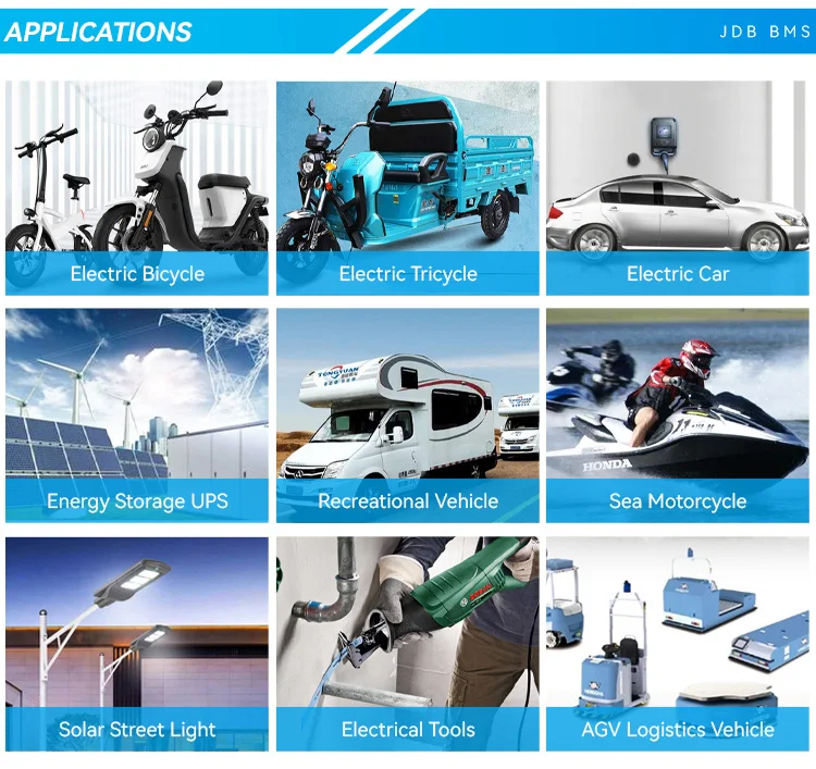 Smart BMS Li-Ion литиевая батарея 300a Φ 12v для батареи 3 2 v LiFePO4