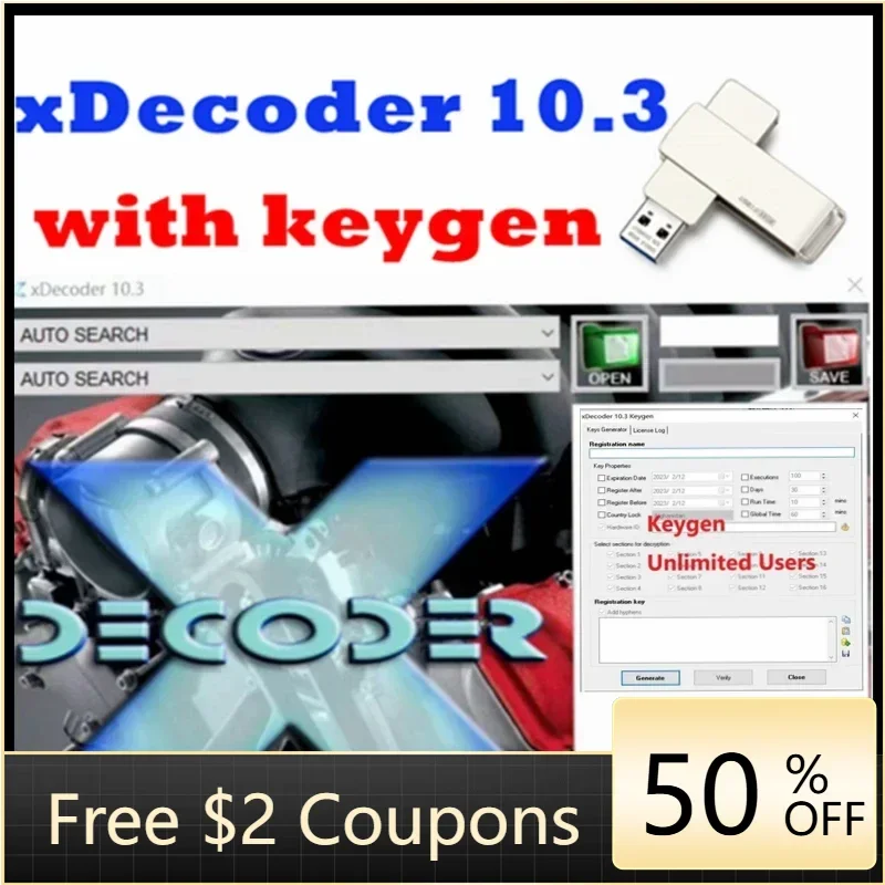 2024 Горячие продажи XDecoder 10 3 с бесплатным ключевым устройством для удаления DTC OFF