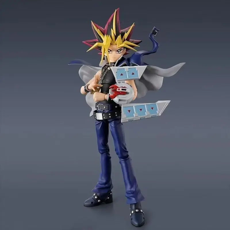 Фото Bandai в наличии: S.H.Figuarts Оригинальный аниме-персонаж Ями Юги из Yu-Gi-Oh! Фигурки Duel Monsters: коллекционные модели из ПВХ, подарок DT №5