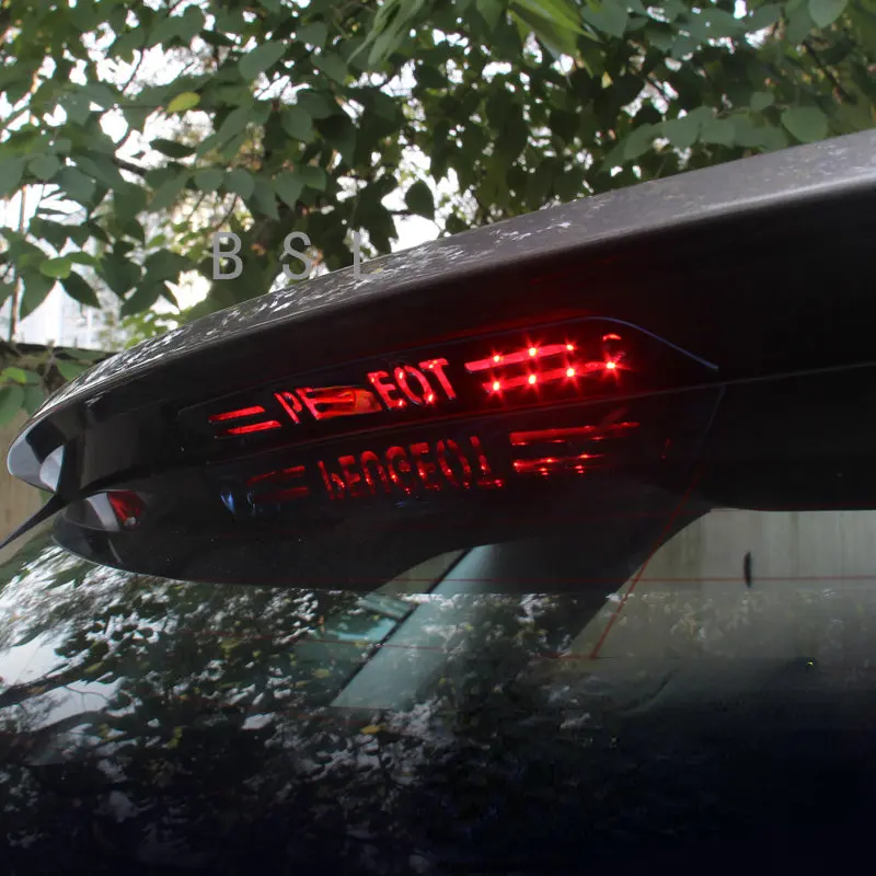 

Brake Light High Brake Light Stainless Steel Patch For Peugeot 4008 5008 Car Accessories