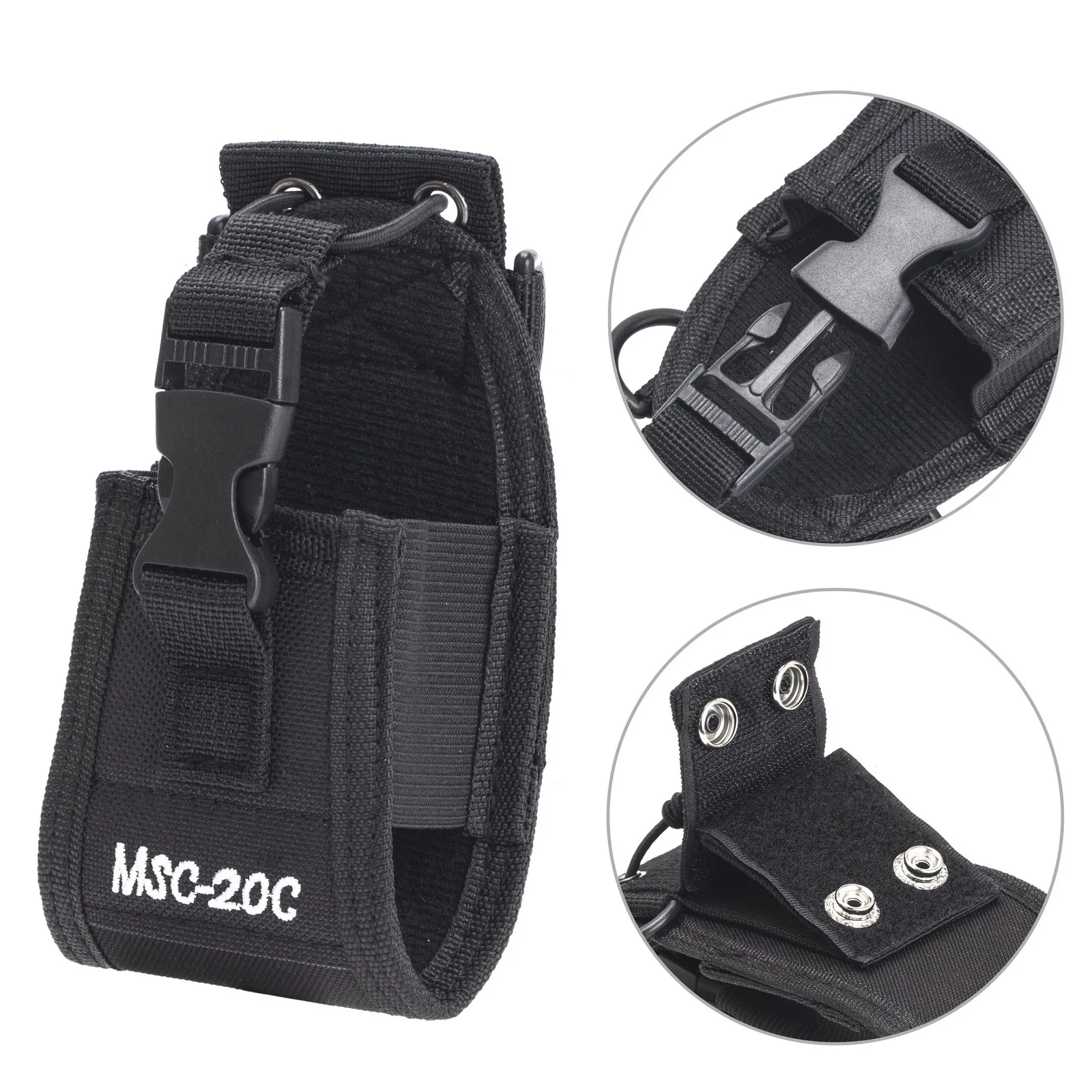 

Gtwoilt MSC-20C Multi-function Radio Case Holder for Baofeng UV 5R 5RA 5RB 5RC 5RD 5RE+ 5RA+Two Way Radio