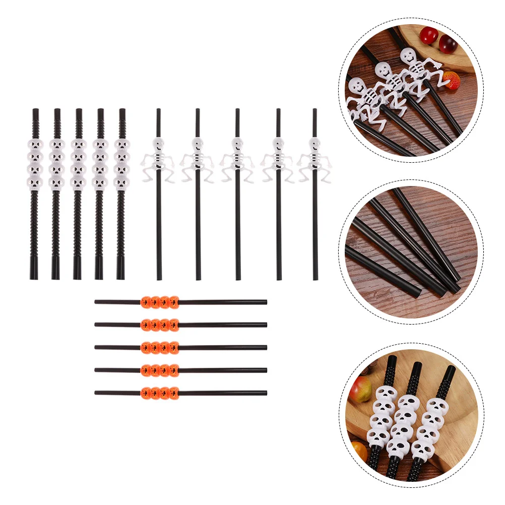 

15PCS Funny Fashion Creative Decorative Drinking Straws Straws for