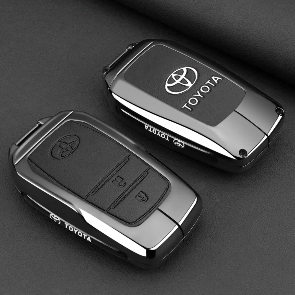

Чехол для автомобильного брелока для Toyota C-HR Hilux Fortuner Land Cruiser 200 Camry Corolla Crown RAV4 2023 2024 2025 аксессуары