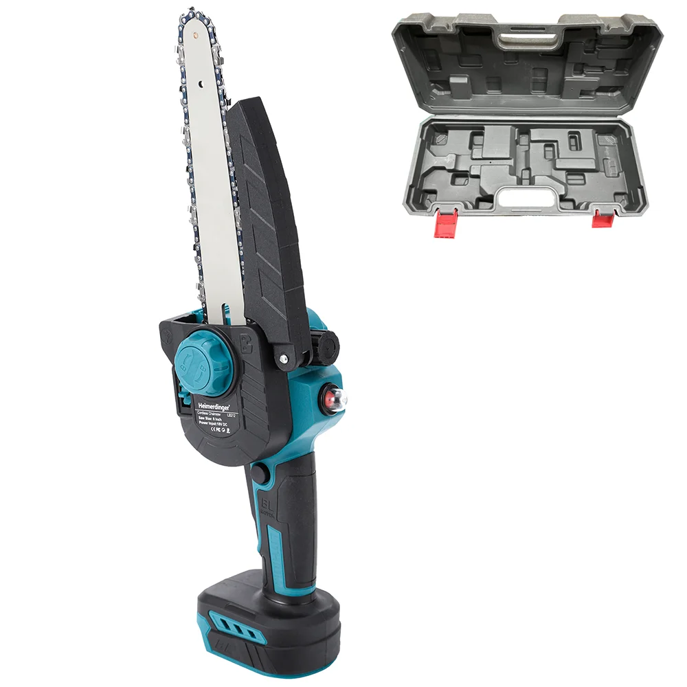 

Беспроводная аккумуляторная цепная пила Heimerdinger 8 дюймов