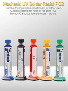 Механик 10 мл зеленый УФ маска припоя BGA печатной краски предотвращает коррозию дуги паяльная паста поток PCB УФ Фоточувствительный чернила