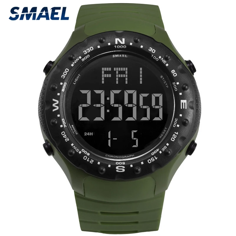 

SMAEL Top Brand Luxury Military Watch Men Watches Sport Wristwatch Mens LED Digital Quartz Analog Clock Relogio Masculino WS1342