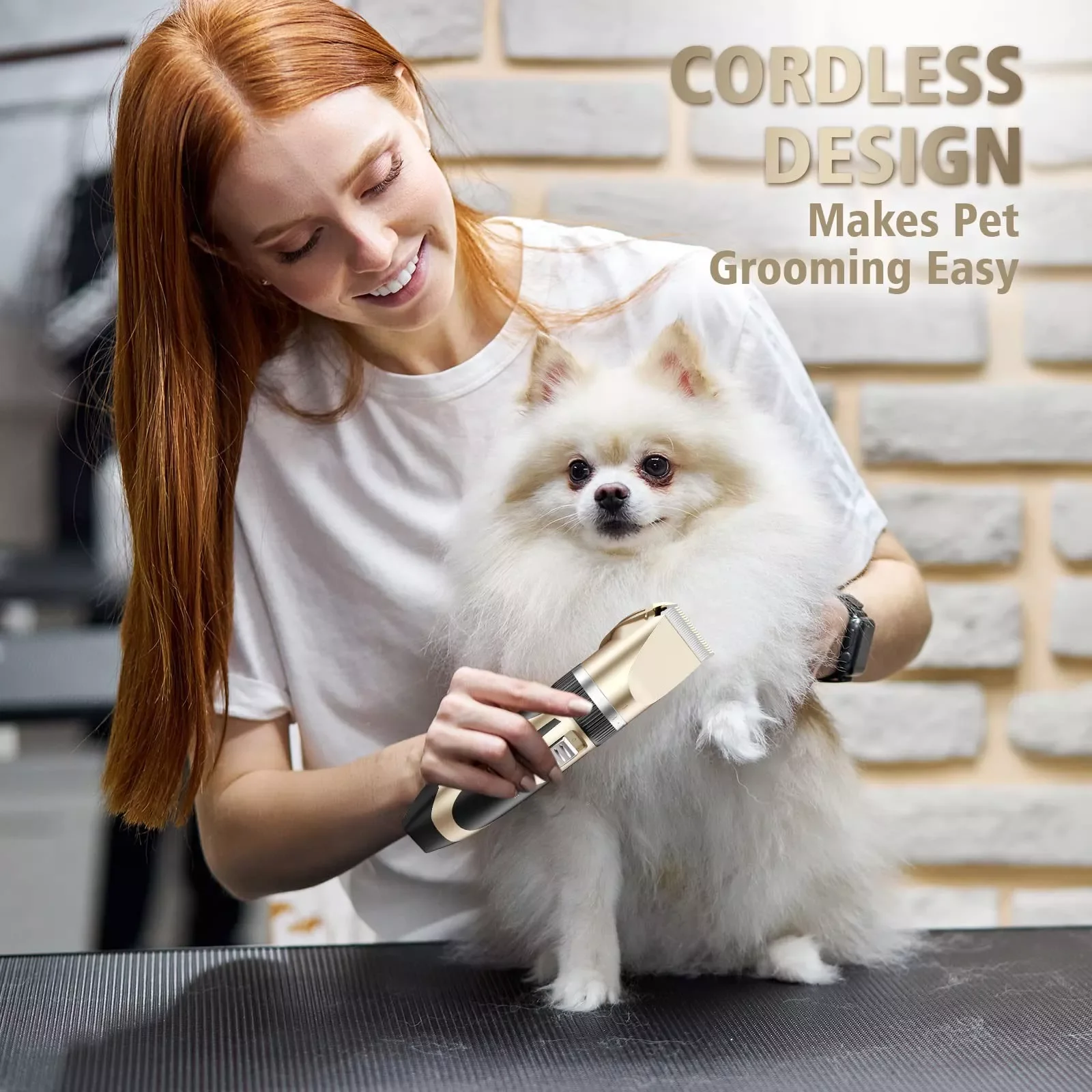 

clippers Low Noise Professional Dog Beauty Cordless Quiet Beauty Kit Suitable For Cats Dogs And Pets clippers