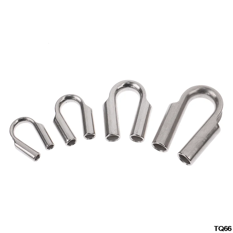 

304 Stainless Steel Thimble 6mm, 8mm,10mm, 12mm Wire Rope Cable Thimbles Rigging Wire Rope Tube Thimble Heavy Duty Cable Thimble