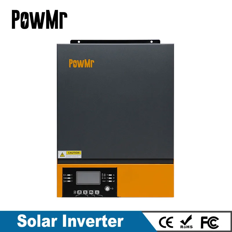 PowMr 5000W Off-Grid Hybrid Inverter 48V Solar Inverter 5KW 230V PV Input 80A MPPT Solar Charger 60A AC Charger With USB