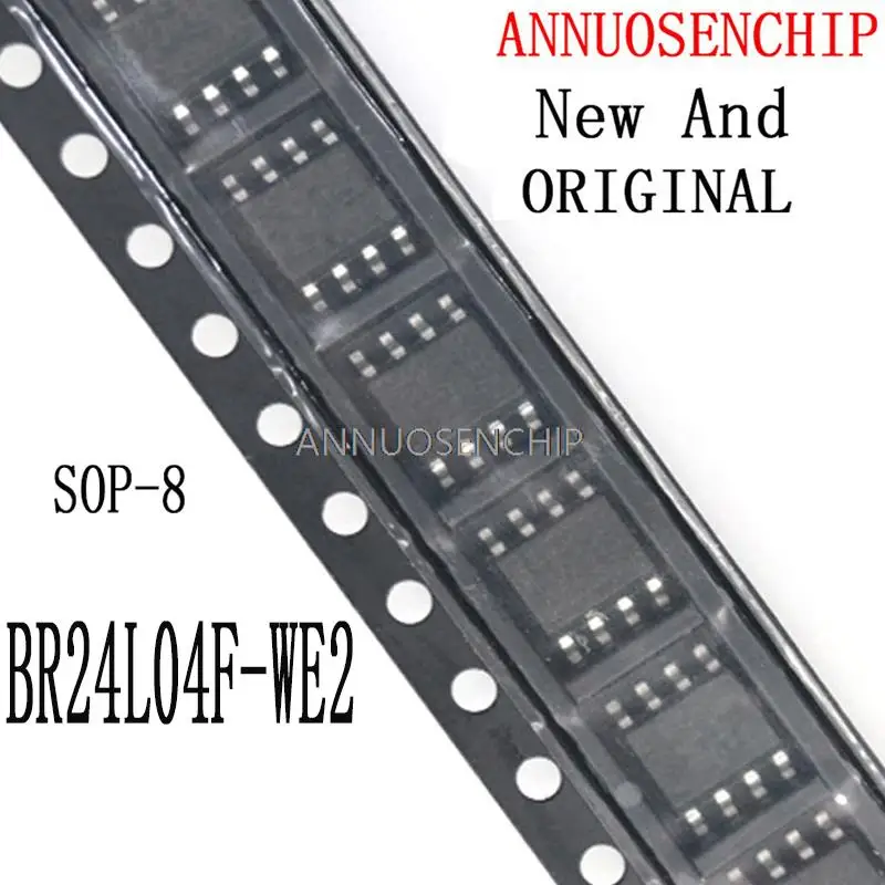 50 шт. новые и оригинальные 100% Новые оригинальные модели BR24L04F BR24L04 SOP8 BR24L04F-WE2