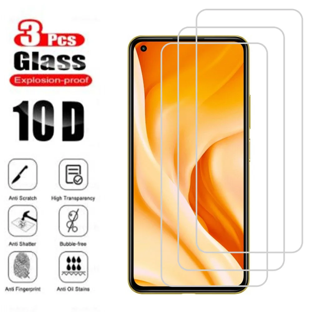 

3pcs HD Protective Tempered Glass For Xiaomi Mi 11 Lite 4G 5G NE 6.55" Mi11Lite Mi11 11Lite Phone Screen Protector Cover Film