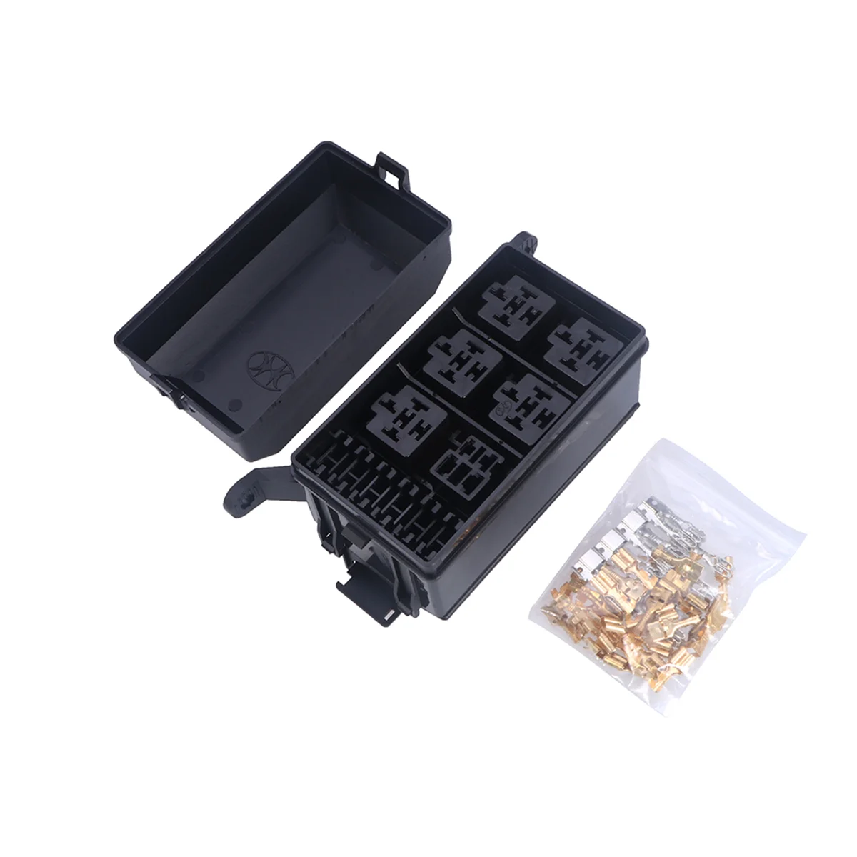 

1pc Fuse Relay Box Prime Convenient 12-Slot Fuse Box Fuse Block Car Accessory Fuse Holder for Truck Vehicle Motor