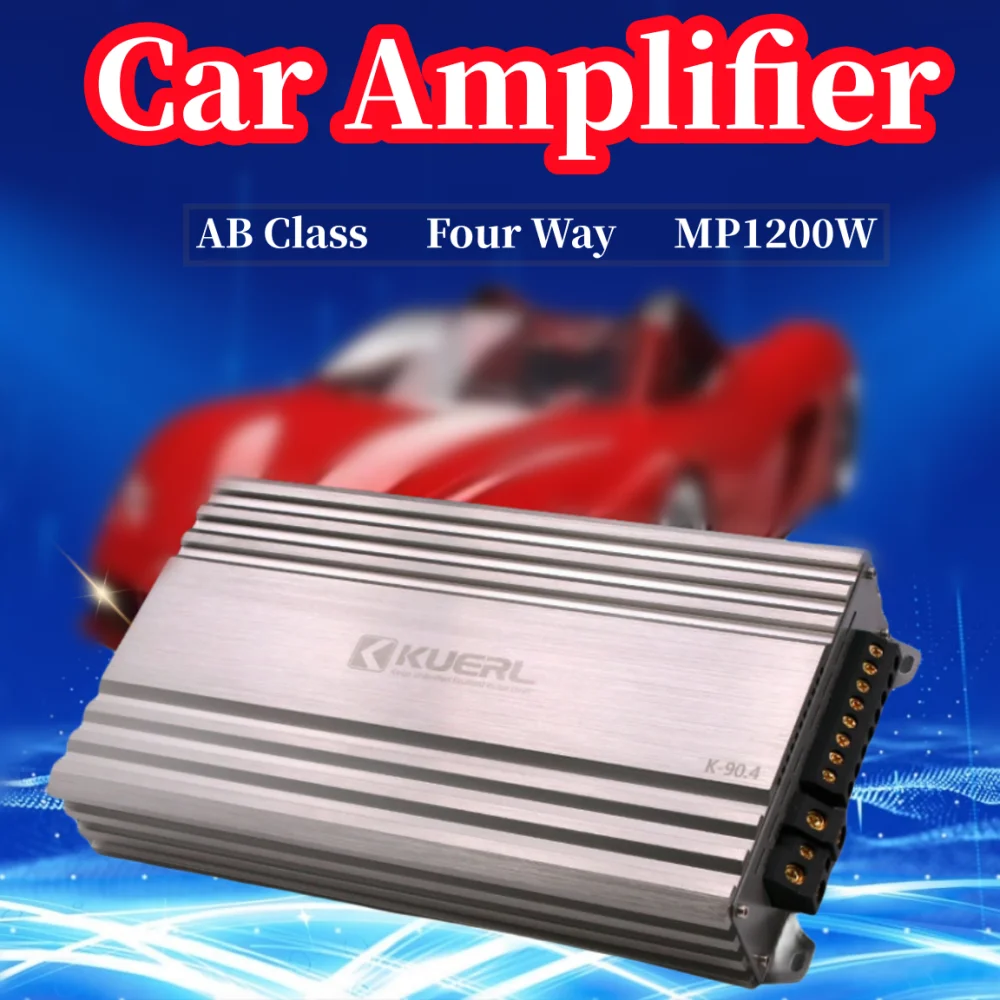

Модификация автомобильного аудио, 12 В MP1200W 4-канальный, класс AB Автомобильный/домашний усилитель мощности, главный Push передние и задние динамики двери автомобиля
