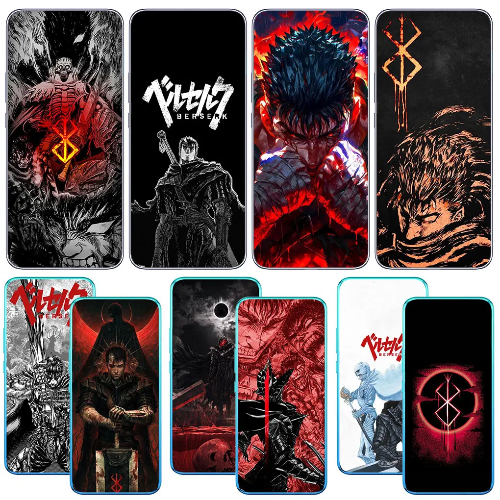 Чехол Berserks в виде комиксов для Motorola Moto Edge 40 50 Pro 30 Ultra neo 20 One Fusion G200 E22 E40 E30 E22I чехол