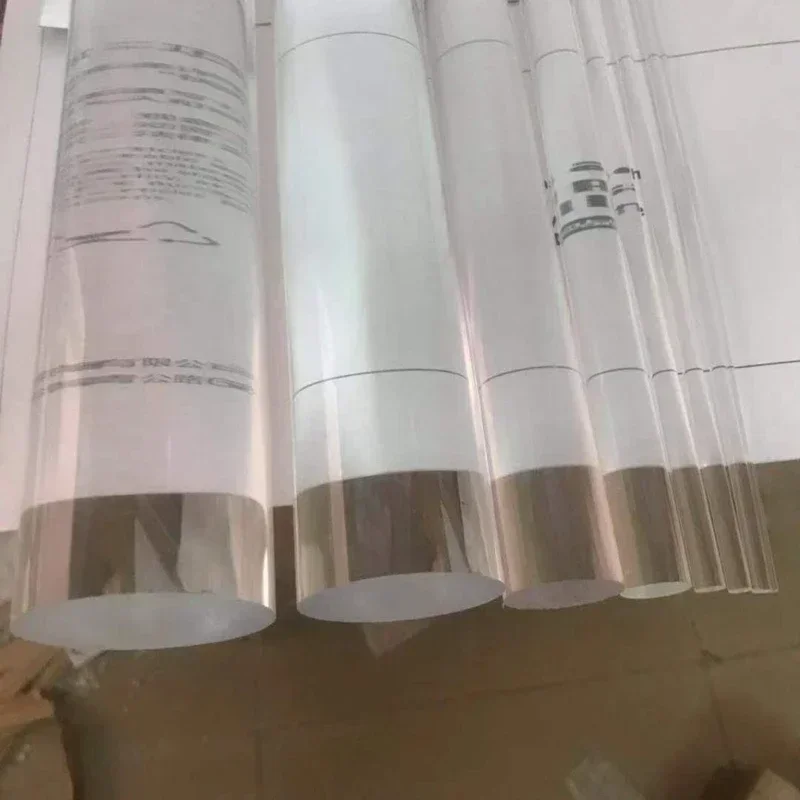 Прозрачный акриловый стержень из лисигласа диаметр 30 мм длинный 100 декор сделай