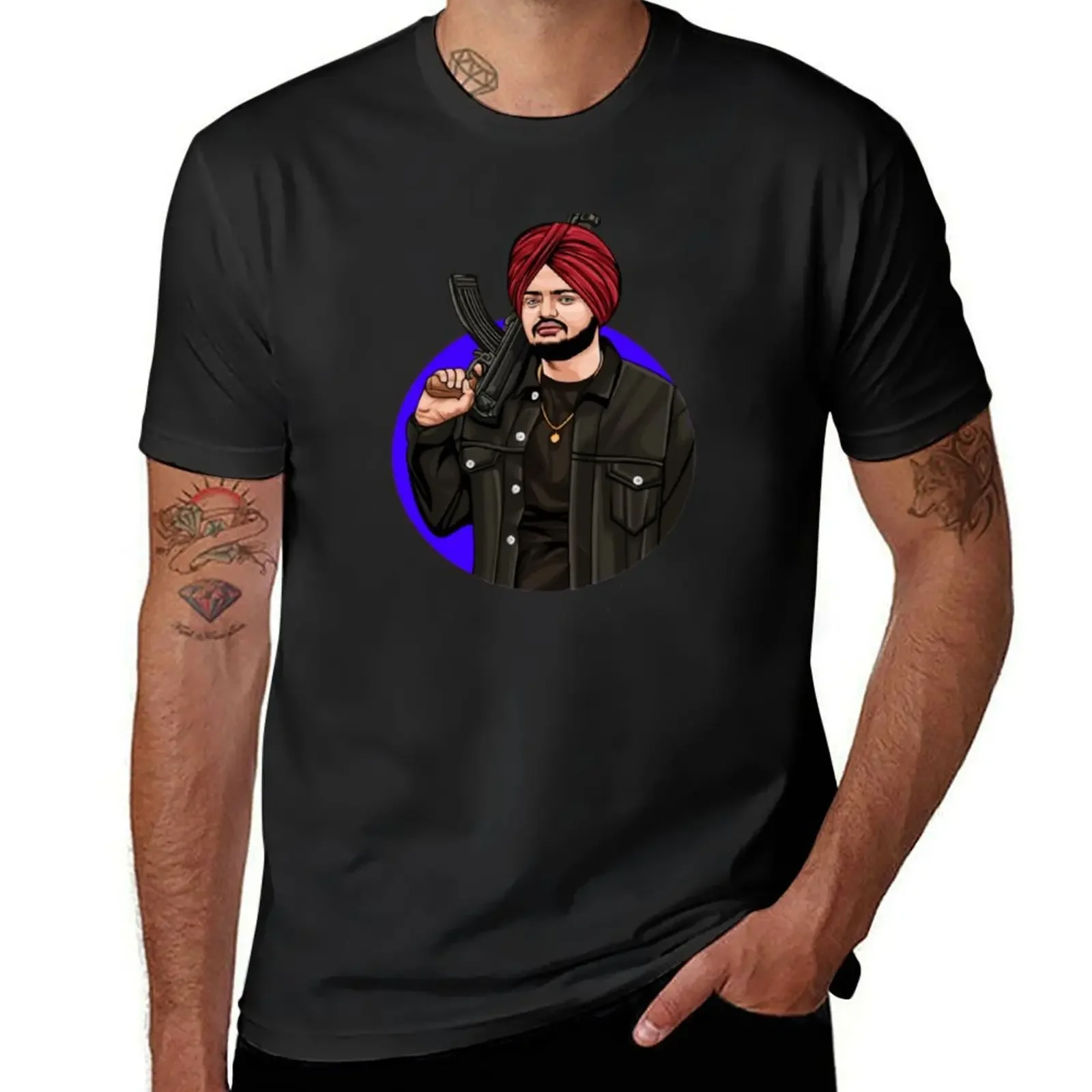 Футболка Sidhu Moose 2.1. футбольная футболка с синим замком одежда больших размеров